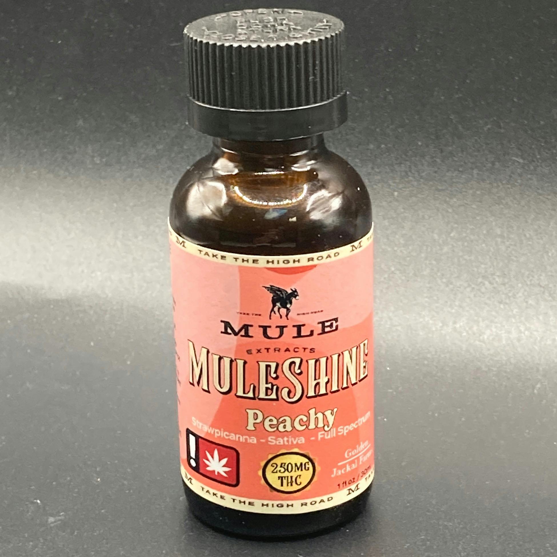Mule Shine: Peachy - Sativa Full Spectrum Cannabis Syrup